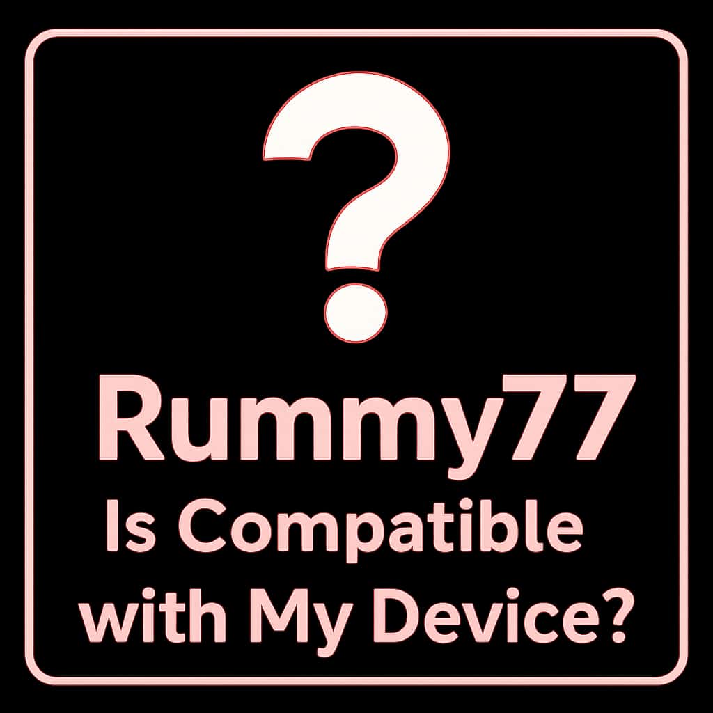 Icon representing device compatibility for Rummy77.
