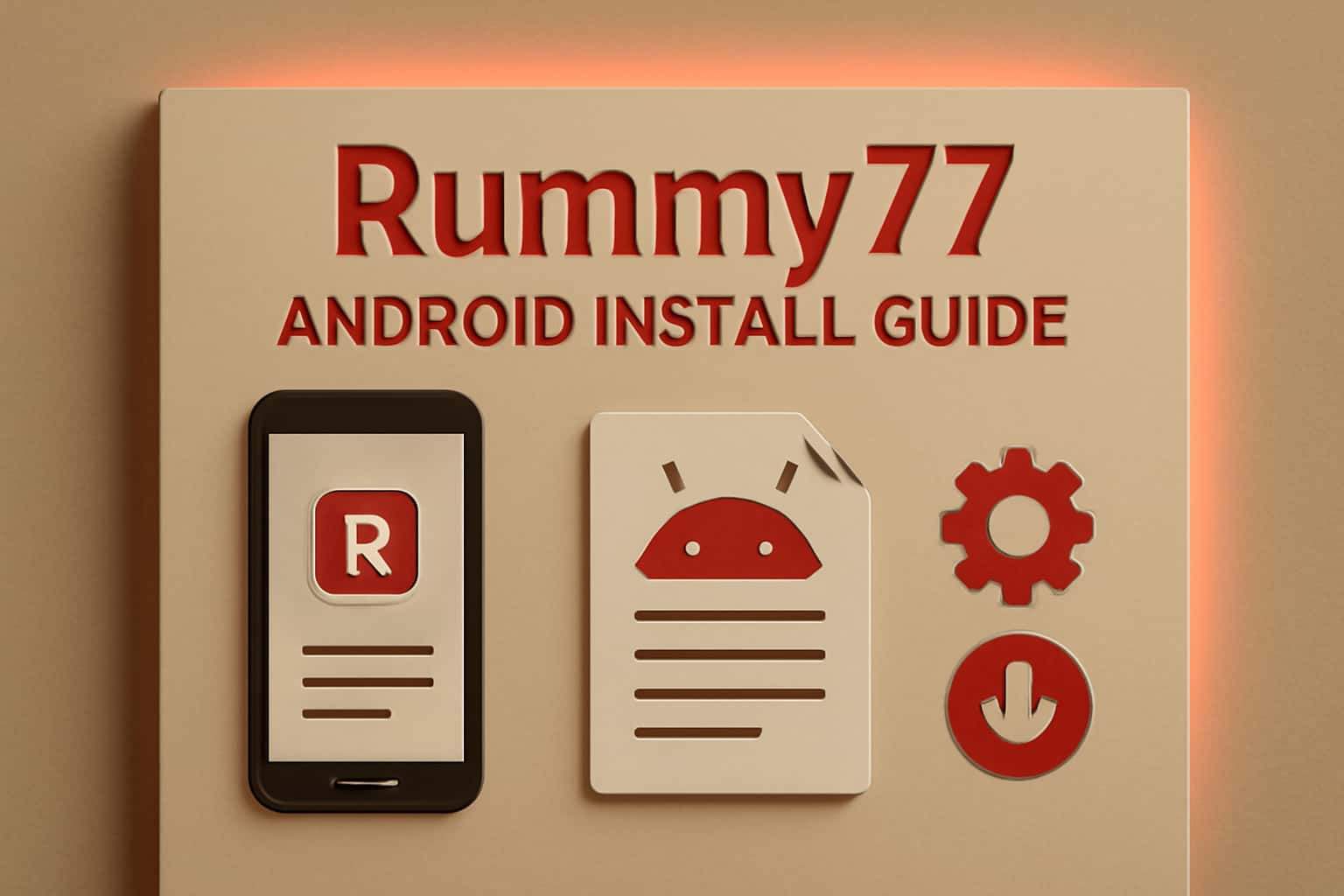 An informative visual related to the Rummy77 Android Install Guide.