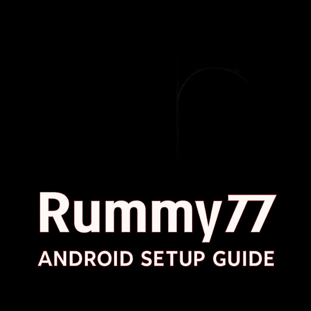 An icon symbolizing the Rummy77 Android Setup Guide.
