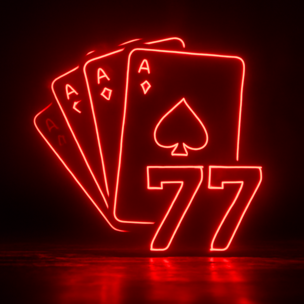 Simple badge depicting system requirements for Rummy77.
