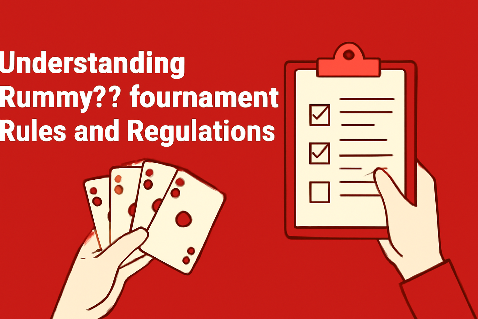 An informational scene showcasing the setup process for Rummy77.