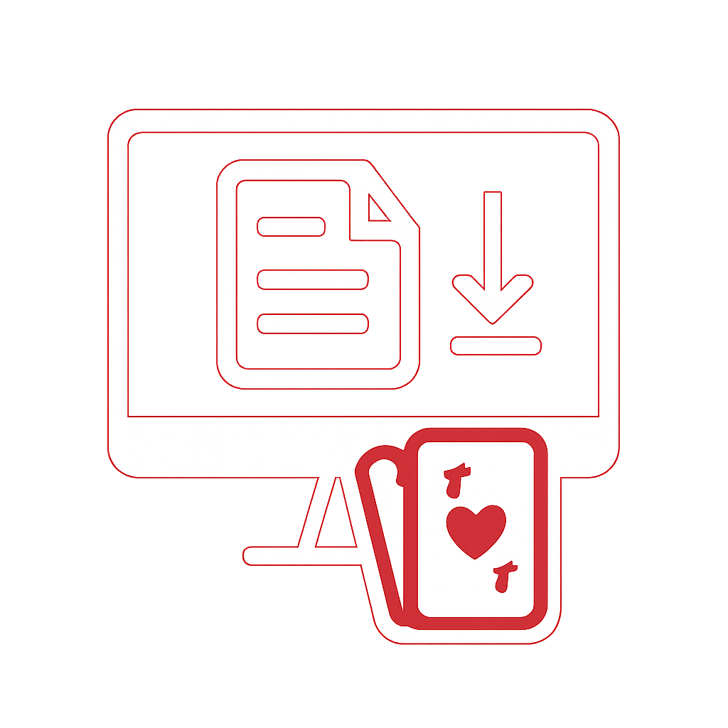 An educational diagram about the Rummy77 app setup.