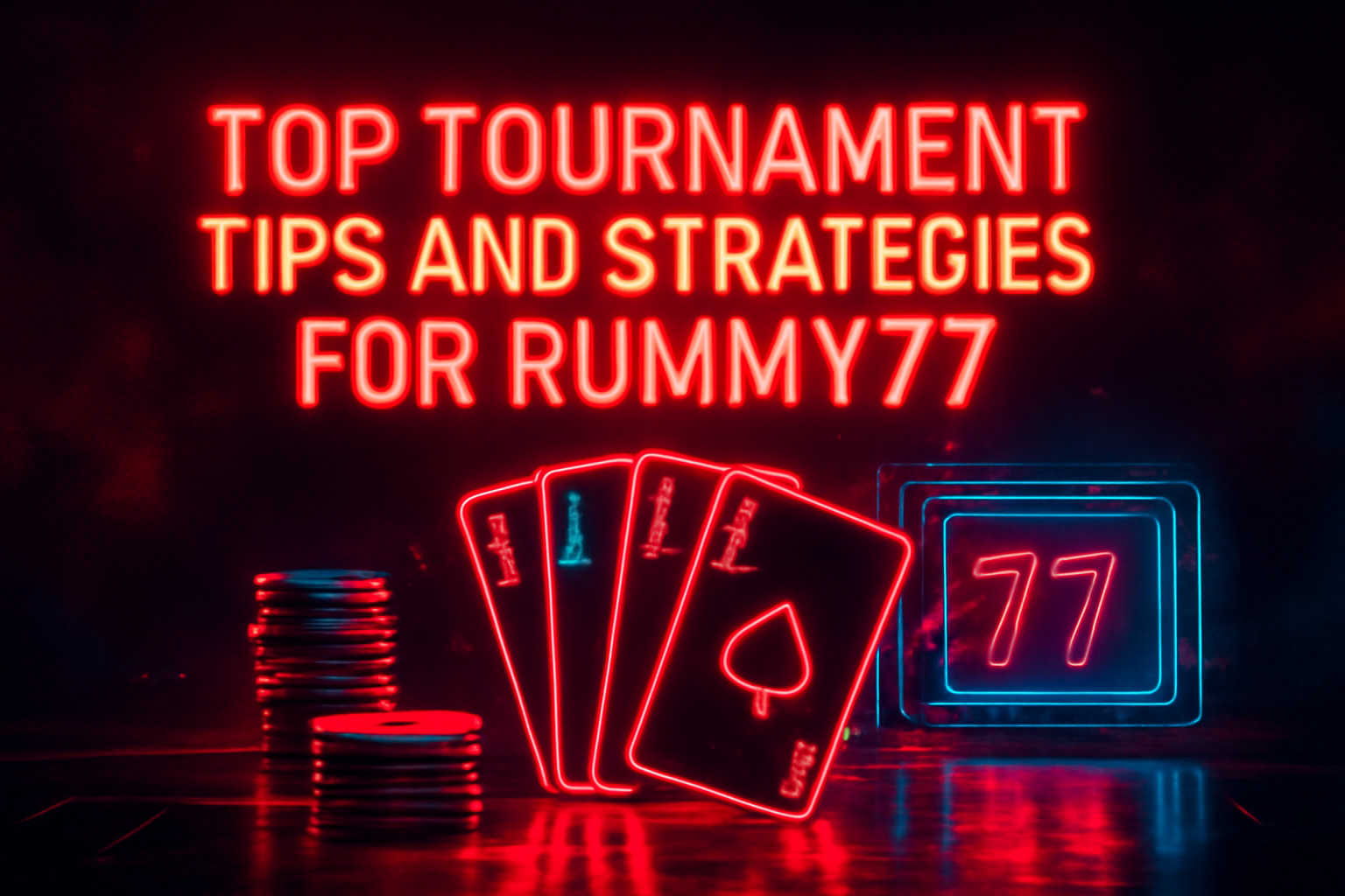 Informative graphic illustrating the download process for Rummy77 on iOS.