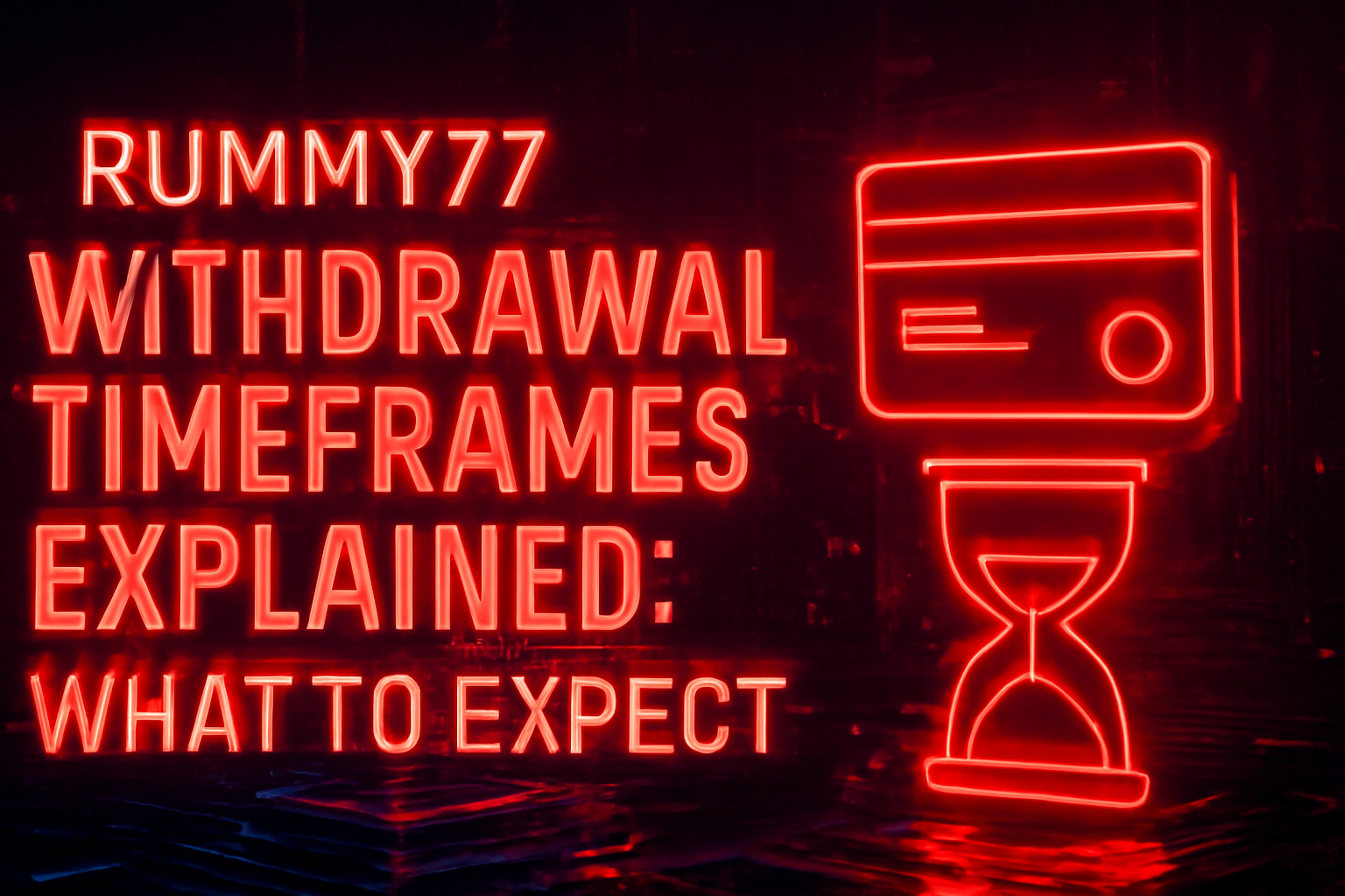 An informational scene showcasing the setup process for Rummy77.