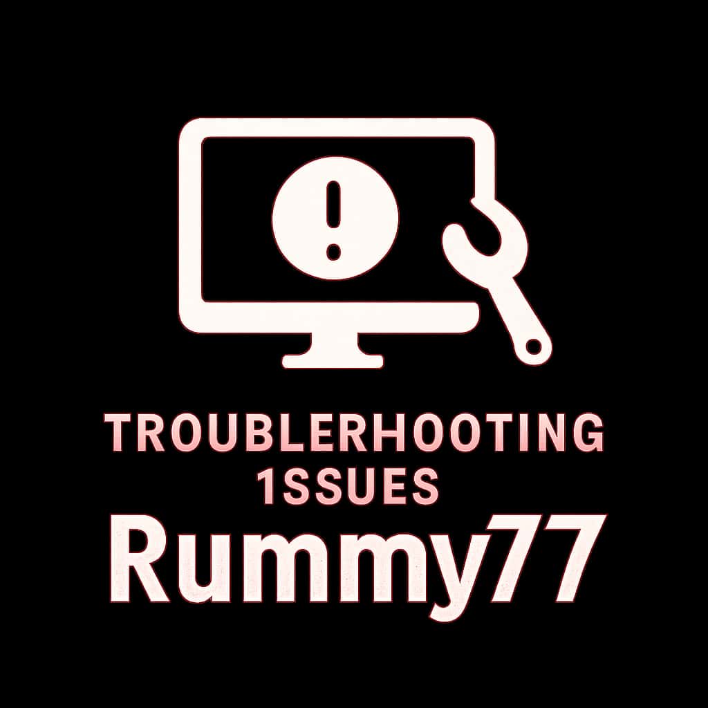 Icon representing Troubleshooting Rummy77 Issues as a guide.